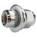 Radmutter M12x1,25 Chrom geschlossen Nissan